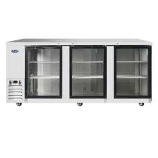 Atosa MBB90GGR 90-inch Back Bar Glass Door Refrigerator