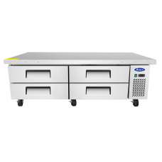 Atosa MGF8453GR 72 inch Chef Base Refrigerated Equipment Stand