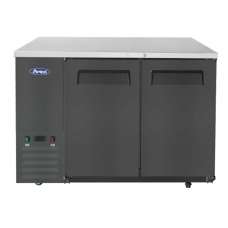Atosa SBB48GRAUS2 48-inch Black Shallow Back Bar Refrigerator