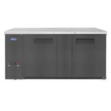Atosa SBB69GRAUS2 Black Shallow 69-inch Back Bar Refrigerator