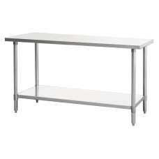 Atosa SSTW-2424 24 Inches x 24 Inches Stainless Steel Prep Table